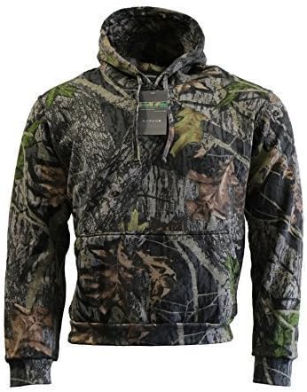 Adults Jungle Force Mossy Oak Camo Pullover Hoodie (XXL)