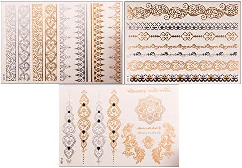 Wander Joy Set by POSH TATTOO® ||| Metallic Tattoo | Flash Tattoos | Gold Tattoos | The new trend from Hollywood