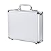 Produktbild JINTOU ® Aluminium Koffer, 275 x 215 x 65 mm. Kleiner Aluminium-Werkzeugkasten, Instrumenten- / Dokumentenkoffer, Farbe: silber
