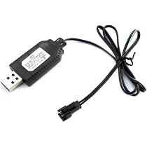 Diarypiece Cavo di ricarica USB JST 2,54 Mm a 2 pin, 1 m, ricarica universale per batterie al