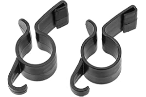 iTimo Lot de 2 supports de montage pour coffre arrière de voiture avec crochet de suspension pour parapluie