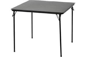 Oypla Square Folding Standard Bridge Card Game Black Table