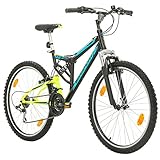 Hauptmerkmale des Modells: robuster Stahlrahmen, Stoßdämpfergabel, Geschwindigkeitssystem Shimano 18 Gänge, zuverlässige Bremsen Typ V-brake sowie robuste verstärkte Aluminiumfelgen. Die richtig ausgewählte Ausrüstung trägt zu einem leichteren Pedalieren und zum Vergnügen beim Radfahren bei. Mit ihm werden Sie sich schneller fühlen, wenn Sie sich bewegen. Die richtige Wahl der Shimano-Getriebe erleichtert die Überwindung von Unebenheiten und durchschnittenen Geländen.