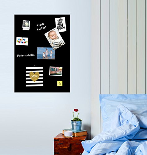 Selbstklebende Tafelfolie 50×70 – schwarz – - 2