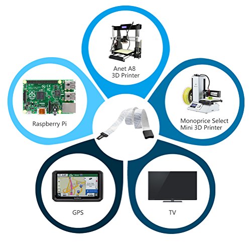 TF auf Micro-SD TF Verlängerungskabel TF Micro SD auf TF SD-Karte Verlängerung Kabel Adapter Flexible Kabel für GPS, DVD, DVR 48cm - 6