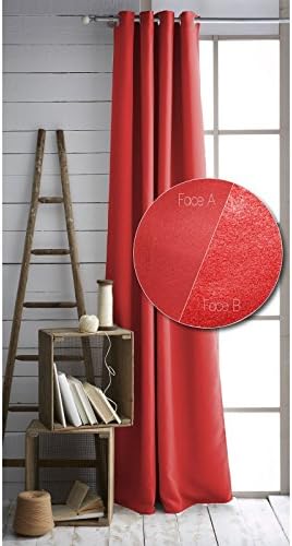 Insulating Curtain Polyester 140 x 240 cm – Candy Apple