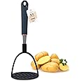 NFI Essentials Potato Masher, Vegetable, Fruits Masher, Pav Bhaji Masher for Kitchen with Non-Slip Handle Non-Stick Cookware Kitchen Gadget Hand Masher