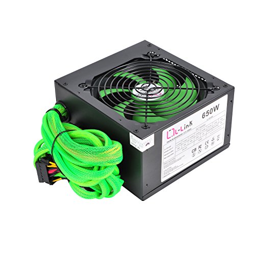 L-Link LL-PS-650 - Fuente de alimentaci  n  650 W  ATX  5 A   negro