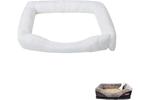 JOYELF Cuscino per imbottitura con inserto di ricambio per letto per cani in memory foam ortopedico - Medio