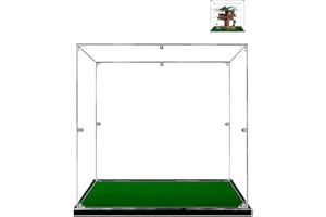 Hosdiy Vetrina Espositiva in Acrilico Compatibile con Lego Casa Sull'albero 21318 - Teca Vetrina (Solo Vetrina, Senza Modello)