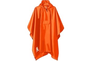 SaphiRose PONCHO Pluie, 3-en-1 Impermeable en Polyester Poncho, Multi-Fonctionnel Adulte d'Extérieur Cape-Poncho,Parasol,217 x 143cm