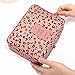 Oyedens Waterproof Travel Make-up Pouch Toiletry Wash Organizer (Pink)
