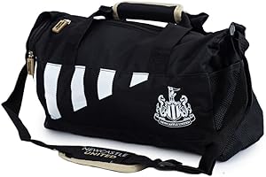 HY-PRO INTERNATIONAL LTD Official Compatible with Newcastle United F.C. Large Black and White Striped Holdall