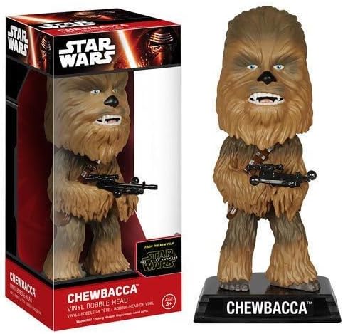 Star Wars Episode 7 The Force Awakens Chewbacca Bobble Head Funko Wacky Wobbler