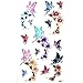 Cute sexy tattoo stickers waterproof female color butterfly roses