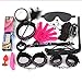 Produktbild 17 STÜCKE Flirten Erwachsene Sex Toys, Neue Stil Erwachsene Sex Toys Flirt Kit Plüsch Leder Peitsche Feder Stick Set
