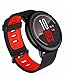 Produktbild HUAMI AMAZFIT Pace Smartwatch - Genaue kontinuierliche Herzfreauenzmessung, GPS+GLONASS, Höhenmesser, 4GB interner Speicher, Keramikgehäuse (schwarz - rot)