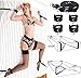 Produktbild SAILERLY BDSM Fetisch Unter Bett Restraint Kit mit Handschellen Fußfesseln Bondage, Bettfessel Sexspielzeug für Erfahr (Schwarz)