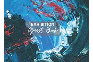 Exhibition Guest Book With Space For Collecting Email Addresses, Name And Comments: Art Gallery Guest Book | Convention Email Book