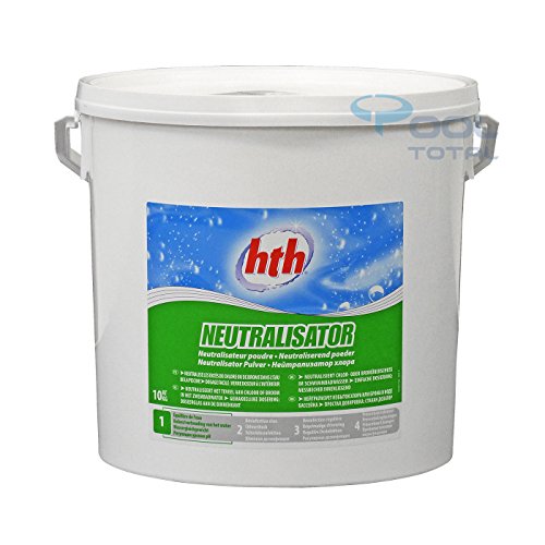 hth NEUTRALISATOR Pulver 10,0 kg Eimer - neutralisiert Chlor- oder Bromüberschuss in Schwimmbadwasser