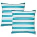 Produktbild Avanzza 2er-Set Kissenhülle / Kissenbezug 40x40 cm in Türkis für Kissen, Sofakissen / Sofa Kissen und Dekokissen / Deko Kissen aus der Linie Decor Chic