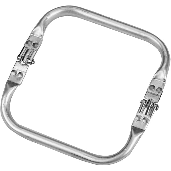 2 PCS 24/20cm Borsa In Alluminio Manico Borsa Cornice, Kiss Clasp Telaio Interno Tubolare A Forma Quadrata Borsa Assemblata Telaio Frizione Per Borsa Frizione Artigianato Progetti (Rectangular - 13