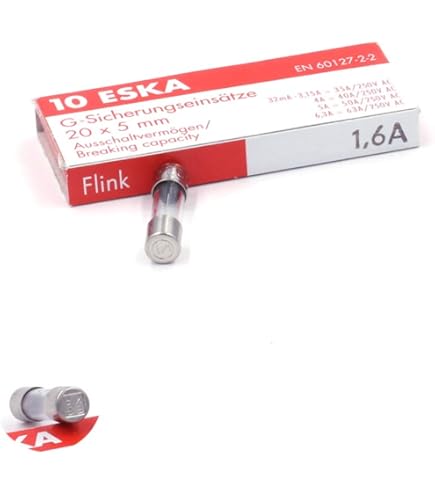 Fusibile Alta Tensione 650mA 5KV Per Microonde - 6x40 Mm, Confezione Da 5 Pezzi - Foto 2