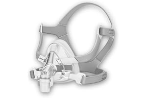 GBBAZU Componentes universales de máscara de silicona de cara completa, actualización de máscaras orales y nasales con capucha, marco, tubo y almohada nasal (M)