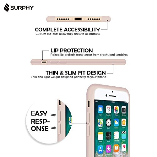 iPhone 7 Funda iPhone 8 Funda SURPHY Ultra Suave 4 7 Pulgadas Case L quido de Silicona Gel iPhone 7 8 Slim Fit Suave Con Forro de Gamuza de Microfibra Suave Coj n Rosado reviews iPhone 7 Funda iPhone 8 Funda SURPHY Ultra Suave 4 7 Pulgadas Case L quido de Silicona Gel iPhone 7 8 Slim Fit Suave Con Forro de Gamuza de Microfibra Suave Coj n Rosado