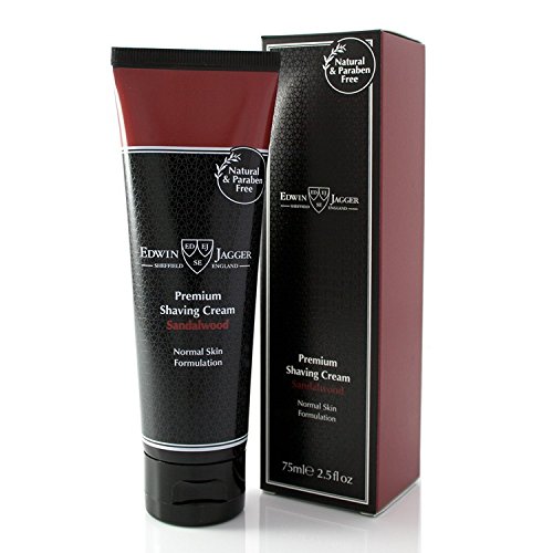 Edwin Jagger 99.9% Natural Shaving Cream (sandalwood) In 75ml Tube Scswt