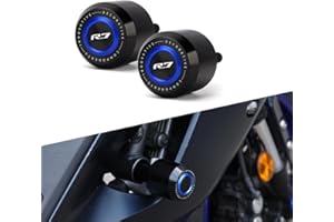 Modeer Compatible avec YZF R7 2021-2023 Cadre de moto Anti-collision Protection contre les chutes Slider Crash yzfr7 r 7 Accessories (bleu)