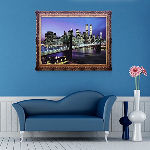 Amazingdeal365 Motiv-Stadt 5D DIY Diamond Stickerei Malerei Kreuzstich für Balkon,Terasse,Café,Kinderzimmer,Wohnzimmer, Schlafzimmer, Arbeitszimmer usw. - 2