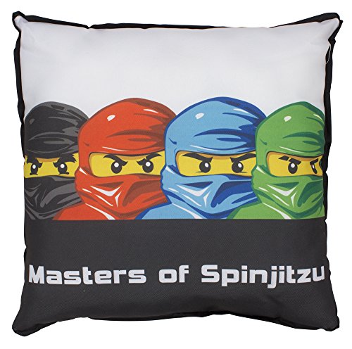 LEGO Ninjago Augen quadratisch Kissen, Polyester, mehrfarbig - 2