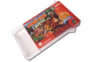 GENÉRICO 10 X Cajas Protectoras De Plastico Para Cajas De Juego Super Nin. (SNES) O Nint. 64 (N64)