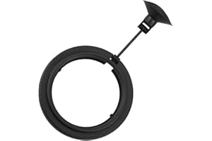 GLADFRESIT Aquarium Round Feeding Ring 1Pcs Black