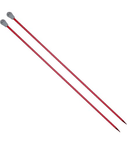 Ferri Da Maglia A Punta Singola In Acciaio Inox – 35 Cm, 2 Pezzi, Per Progetti Fai Da Te