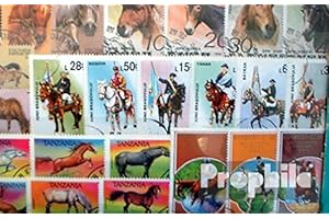 PROPHILA COLLECTION Motives 50 Divers Chevaux et Conduire Timbres (Timbres pour Les collectionneurs) Chevaux/zèbres