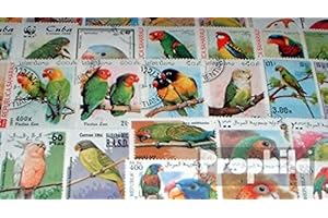 PROPHILA COLLECTION Motives 50 Divers perroquets Timbres (Timbres pour Les collectionneurs) Oiseaux
