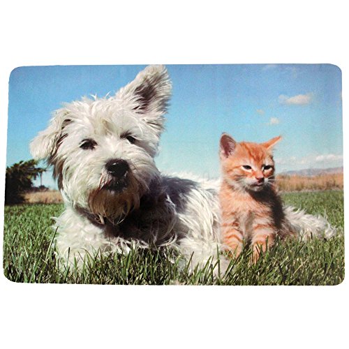 COM-FOUR® 4x Vinyl Platzsets mit verschiedenen Motiven 43,5×28,3cm (Tiere) - 5