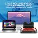Produktbild 875U3-J Alles in 1 HDD Docking 2,5"/ 3,5" USB 3.0/2.0 zu IDE SATA Dock Station (Farbe: Schwarz & Rot)