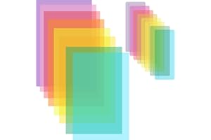 WINBEST 16PCS Dyslexia Overlays 8pcs A4 Coloured Overlays for Dyslexia with 8 Reading Ruler Green Purple Yellow Blue Overlays for Reading Dyslexia Aids for Adults Children ADHD Reduce Visual Stress