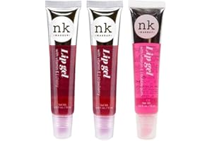 Nicka K 3 Pack Lip Gels Strawberry, Cherry, Bubble gum
