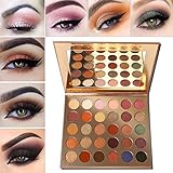 ❤【JEDER MUSS EINE SUPER PIGMENTIERTE, RAUCHIGE LIDSCHATTEN-PALETTE HABEN 】：Die 30-Farben-Smoky-Eye-Palette mit mattem Schimmer kann eine breite Palette von Looks erzeugen, von subtil bis fett, neutral bis hell und wieder zurück. Natürliche Nudes, Bronze-Lidschatten, fantastische Pigmentierung, cremige Formulierungen mit praktisch keinem Fallout und makelloser Präsentation Alle Farben, die Sie für einen farbenfrohen Look benötigen