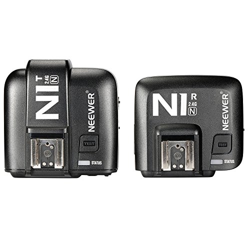 Neewer   N1T-N iTTL 2 4 G 32 canaux sans fil flash  1     metteur   1   Receiver  Pour Nikon DSLR Tels que D7200 D7100 D7000 D5300 D5000  Studio Flash et Flash Speedlite