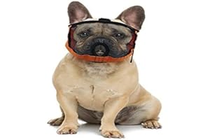 Grande Finale Muselière brachycéphale pour Chien à Face Plate/Bouche Courte Bulldog, Carlin, Boxer,Shih Tzu, Pékinois. M Tour de tête: 47-56cm