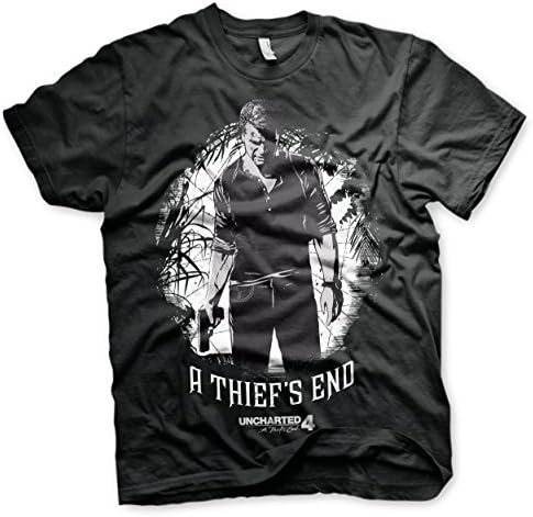Officially Licensed Merchandise Uncharted 4 - A Thief´s End T-Shirt (Black), Small