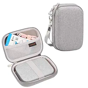 Canboc Shockproof Carrying Case Storage Travel Bag for HP Sprocket Portable Photo Printer and (2nd Edition) / Polaroid Zip Mobile Printer/Lifeprint 2x3 Portable Protective Pouch Box,Gray