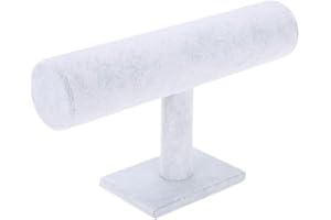 BHGYTEC Support à bijoux en PVC, support à barre en T pour bijoux, pour bracelets, montres