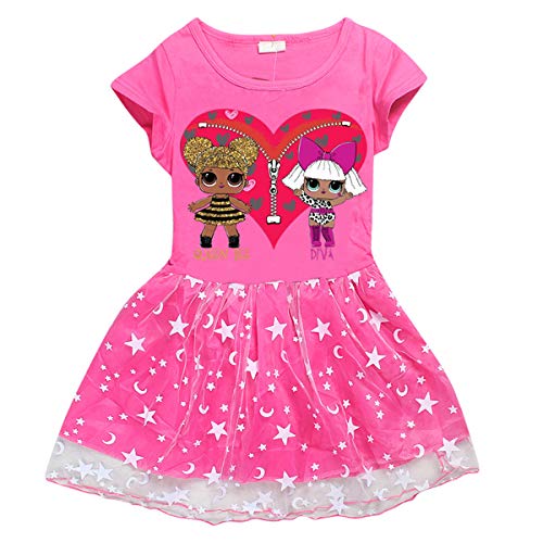 Vannie Lol Suprise Dolls Girls Dress Cartoon Short Sleeve Skirt |  Desertcart Aruba