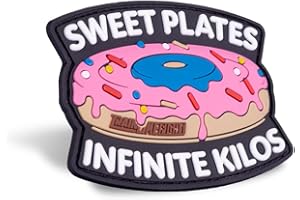 TRAINLIKEFIGHT - mostrina con inserto a strappo su retro - per giubbotti zavorrati, zaini, cappellini da baseball o altre superfici con inserto a strappo - inserto a strappo da cucire sulla superficie di attacco non incluso